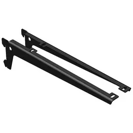 кронштейн одинарный для ДСП 280мм 2шт (L+R) черный