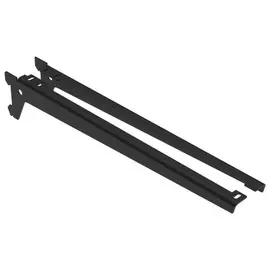 кронштейн одинарный для ДСП 380мм 2шт (L+R) черный