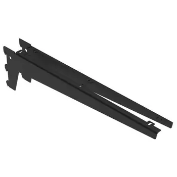 кронштейн одинарный для ДСП 480мм 2шт (L+R) черный