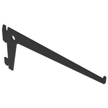 кронштейн прямой однорядный 200мм черный