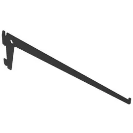 кронштейн прямой однорядный 300мм черный