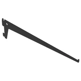 кронштейн прямой однорядный 350мм черный