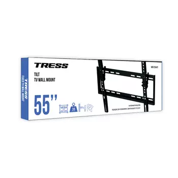 кронштейн TRESS WM 2044T VESA 75-400 до 35кг накл/черн. для телевизора