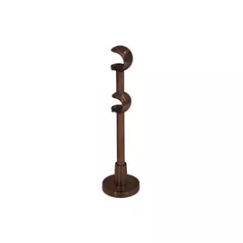 кронштейн УЮТ Ост 20/16мм 2-рядный шоколад, арт.22.23.0502