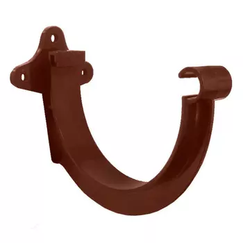 кронштейн желоба ПВХ d130мм коричневый