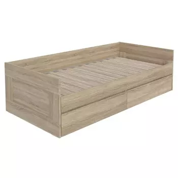 кровать раздвижная с ящиками СИРИУС900х2000х850мм ЛДСП сонома