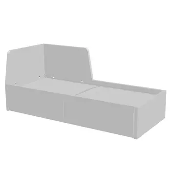кровать-тахта Варма Рестен 80 раздвижная 900х2070х400мм белый ЛДСП