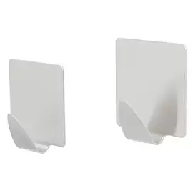 крючки самоклеящиеся квадрат, 2 шт, сталь