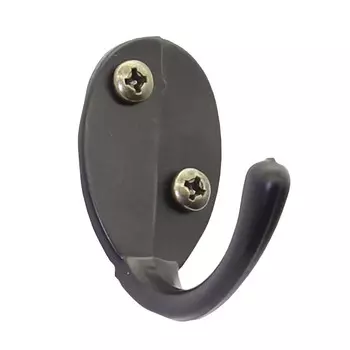 крючок 1-рожковый BRANTE 1565 ЦАМ черный