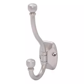 крючок 2-х рожковый цинк сплав никель