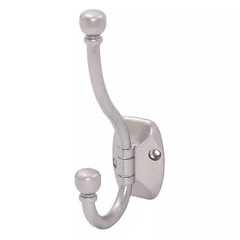 крючок 2-х рожковый цинк сплав никель