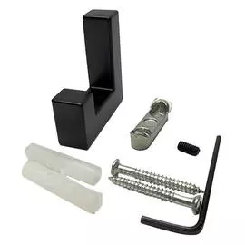 крючок 2-х рожковый Н5598 цинковый сплав черный