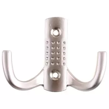 крючок 2-х рожковый сатин