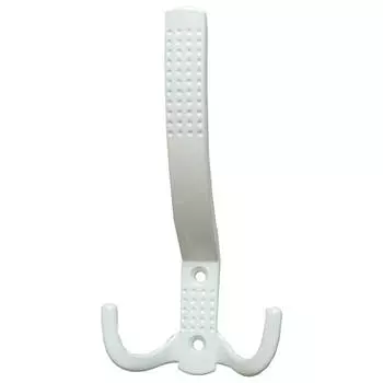 крючок 3-х рожковый сталь белый