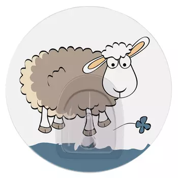 крючок адгезивный TATKRAFT Funny Sheep Tela, пластик