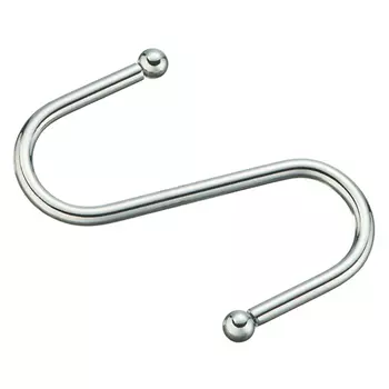 крючок для рейлинга 70х40х4мм хром декорированный