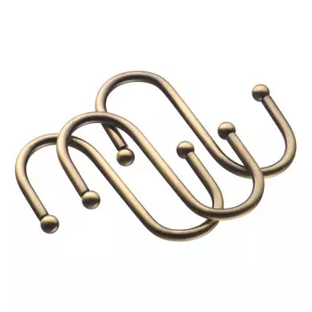 крючок для рейлинга 70x40x12мм античная бронза 3шт декорированный