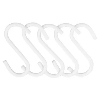 крючок для рейлинга белый матовый 5шт