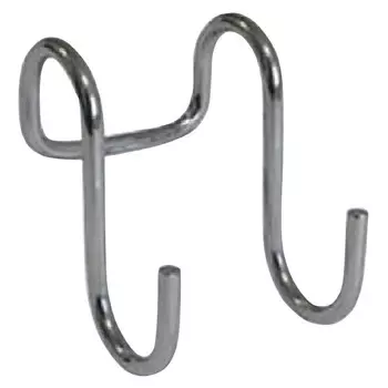 крючок для рейлинга двойной 53х45х61мм хром