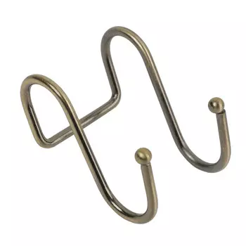 крючок для рейлинга TODELIA двойной 45х55х60мм античная бронза