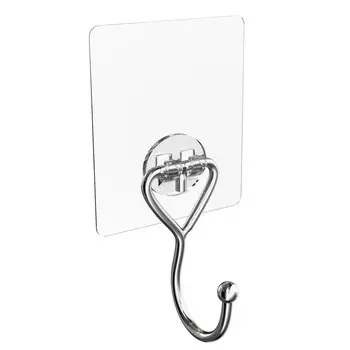 крючок для ванной одинарный KLIEBER lite на силиконовом креплении хром