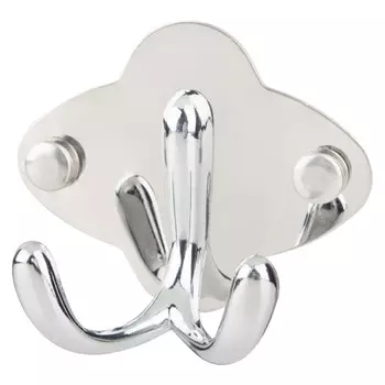 крючок двойной РЫЖИЙ КОТ 7,5х6,5х3,4см нержавеющая сталь