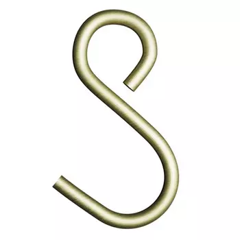 крючок на рейлинг несъемный античная бронза