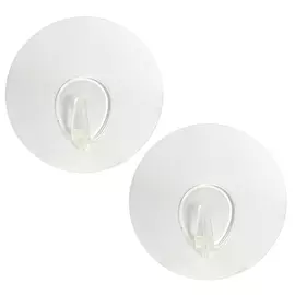 крючок одинарный GROMELL Dekos самоклеющийся пластик 2шт