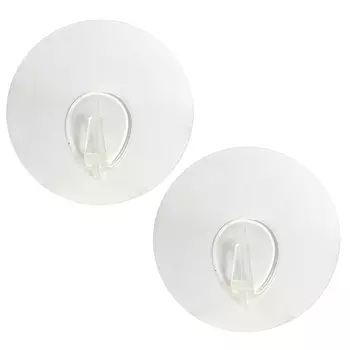 крючок одинарный GROMELL Dekos самоклеющийся пластик 2шт