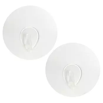 крючок одинарный GROMELL Dekos самоклеющийся пластик 2шт