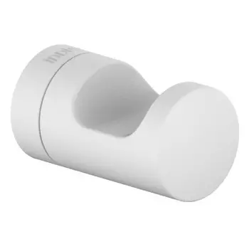 крючок одинарный IDDIS NOА белый матовый металл