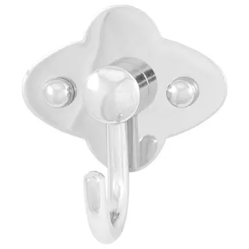 крючок одинарный РЫЖИЙ КОТ 6х5х4см нержавеющая сталь