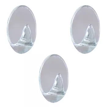 крючок одинарный TATKRAFT Beiner самоклеющийся пластик 3шт