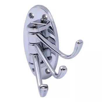 крючок средний тройной Swivel для вешалки хром