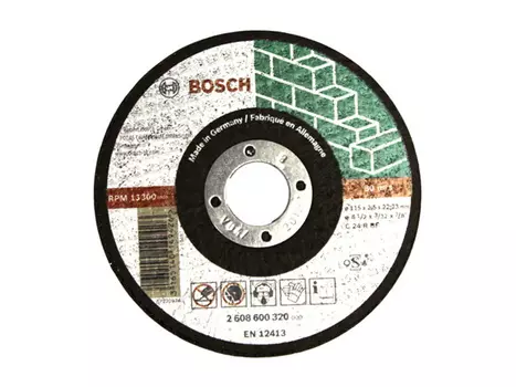 круг отрезной BOSCH по камню 115x22x2,5