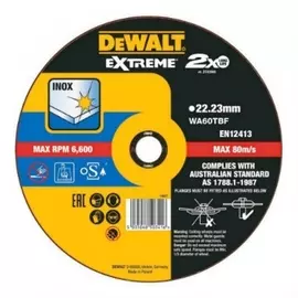 круг отрезной DEWALT Extreme по металлу 180х22,2х1,6мм тип 41