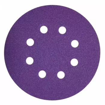 круг шлифовальный ABRAFORCE125мм P240 8 отв 5шт