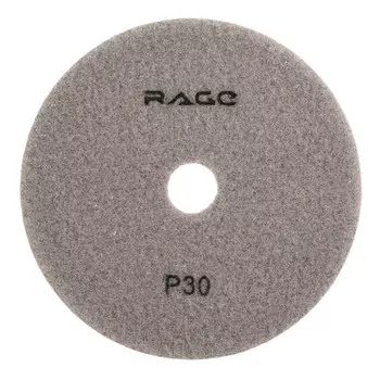 круг шлифовальный алмазный гибкий АГШК RAGE by VIRA Р30 125мм мокрое шлифование