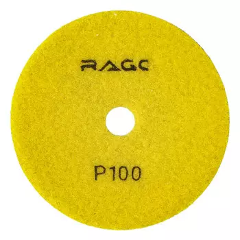 круг шлифовальный алмазный гибкий АГШК RAGE by VIRA Р100 100мм сухое шлифование