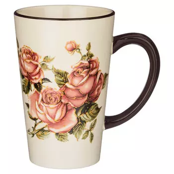 кружка AGNESS Корейская роза 530мл керамика