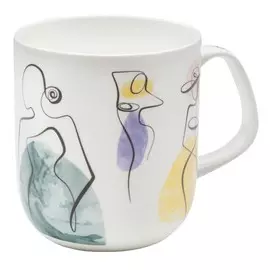 кружка APOLLO Genio Persona Basalto 600мл костяной фарфор