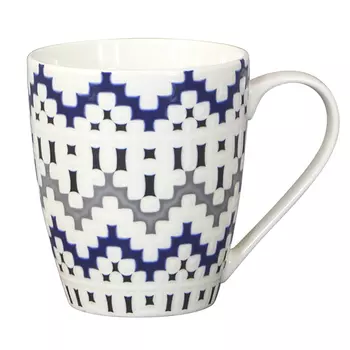 кружка APOLLO Glaze Blue 355мл фарфор