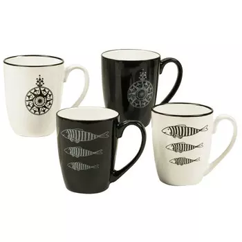 кружка ATMOSPHERE Black &amp; White 350мл керамика микс дизайна