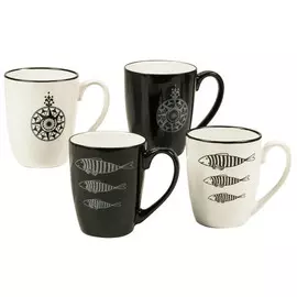 кружка ATMOSPHERE Black &amp; White 350мл керамика микс дизайна