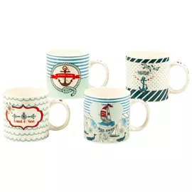 кружка ATMOSPHERE Marine 320мл фарфор микс дизайна