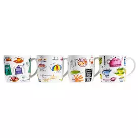 кружка ATMOSPHERE Утро 350мл микс дизайна