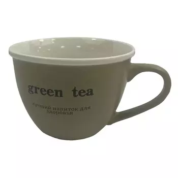 кружка DARIIS Green tea 540мл фарфор зеленый