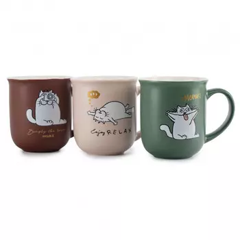 кружка DOMENIK Funny cats 400мл фарфор