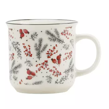 кружка ESPRADO Confeti Еловая ветка 415мл фарфор