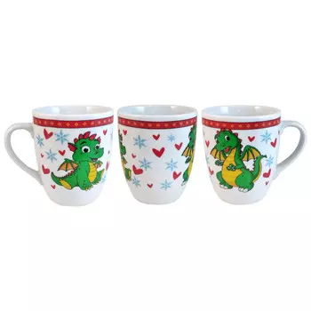 кружка ФЕДЕРАЦИЯ Дракон Зеленый 300мл фарфор